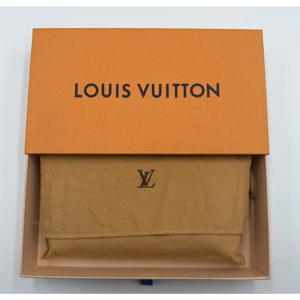 Louis Vuitton Monogram Zippy Organizer Wallet Women's Blue Ostrich Leather - Picture 7 of 15
